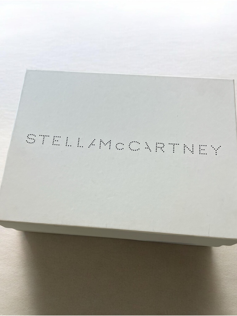 Stella McCartney White Perforated Logo empty box